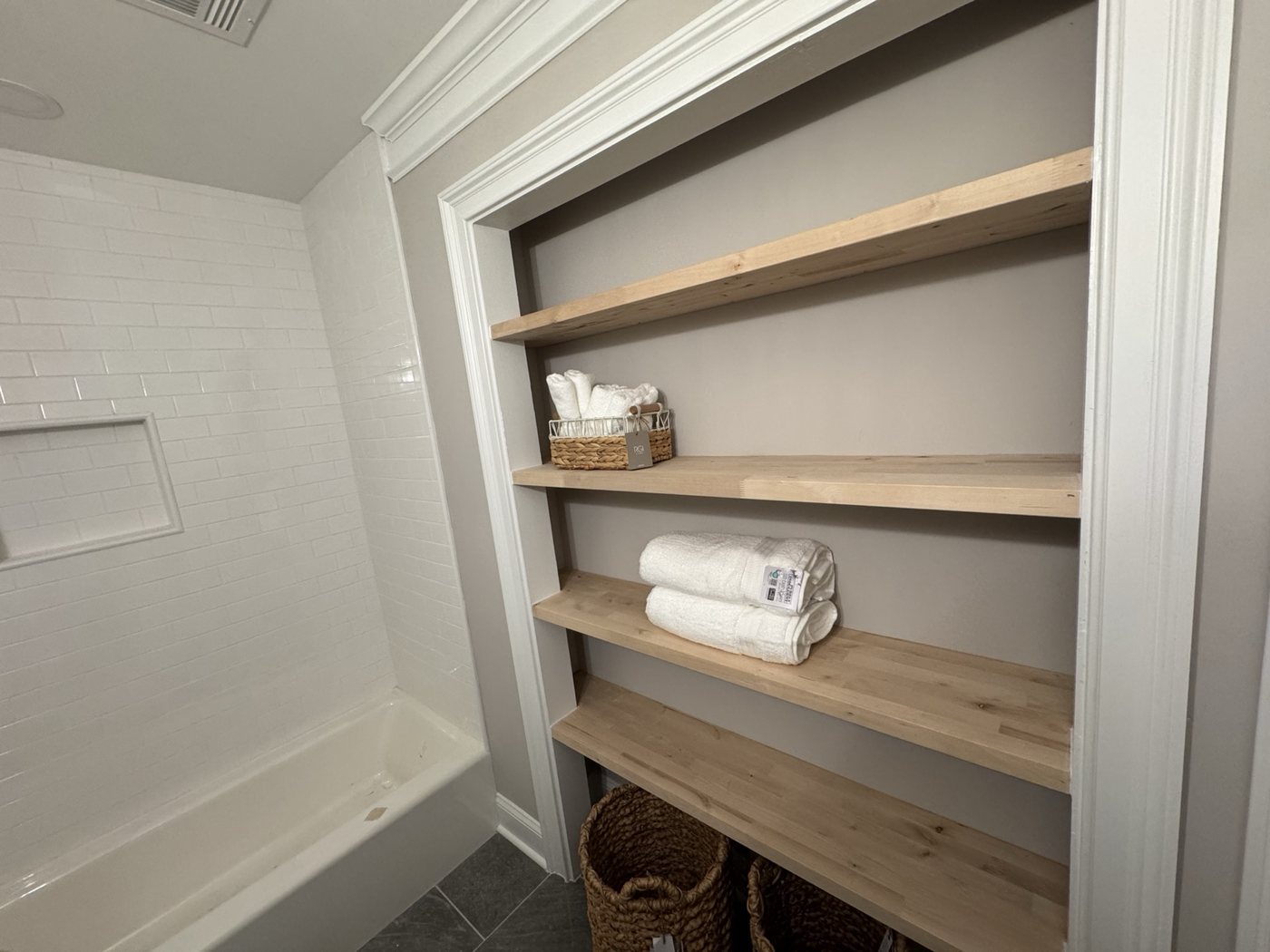 Custom built-in shelving